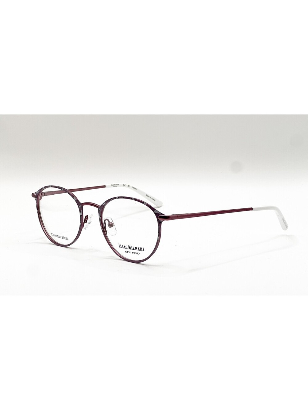 Isaac Mizrahi IM30059 Rose Round Authentic Eyeglass Frames 50-20-140